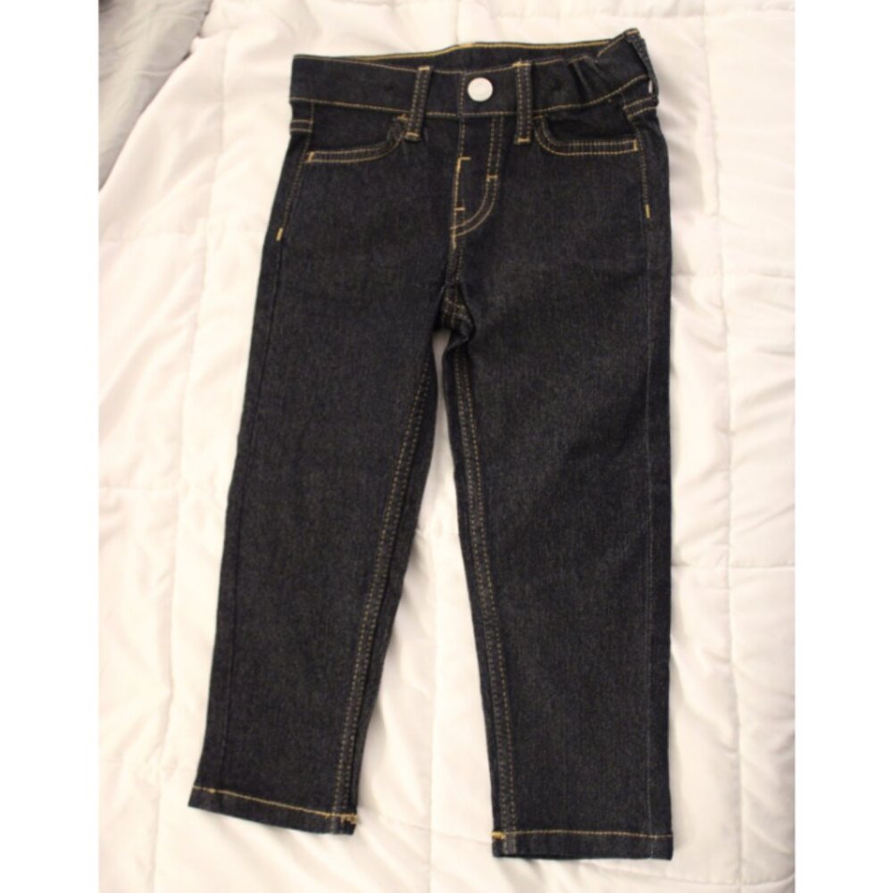 H&M Kids Straight Leg Jeans Dark Denim Blue Size 3T